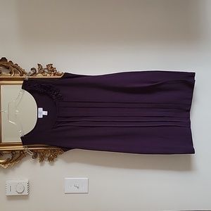 Purple Tank Top Dress Medium Petite